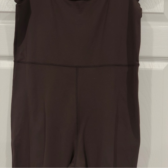 Aritzia Wilfred Free Theodora Jumpsuit Chocolate Brown Women Size XL Cap Sleeve - Picture 4 of 14